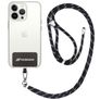 Mobigear Lanyard - Cordon de téléphone universel ajustable - Noir / Or
