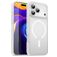 Mobigear Shockproof iPhone 17 Pro Max MagSafe Plastique rigide Coque arrière - Matte White