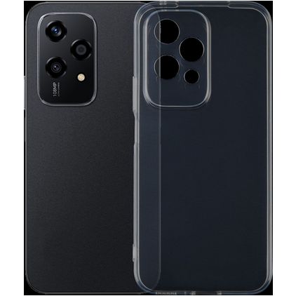 Mobigear Ultra Thin Coque Transparente HONOR 200 Lite Coque arrière en TPU Souple Extra-fin - Transparent