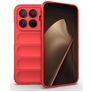 Mobigear Bumpy Coque Xiaomi 15T Pro Coque arrière en TPU Souple - Rouge