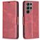 Mobigear Excellent Housse Samsung Galaxy S24 Ultra Etui Porte-Monnaie - Rouge