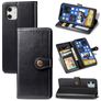 Mobigear Snap Button Housse iPhone 12 Pro Max Etui Porte-Monnaie - Noir