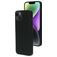 Mobiparts Coque iPhone 14 Plus Coque arrière en Silicone - Noir