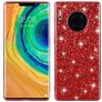 Mobigear Glitter Coque Huawei Mate 30 Pro Coque arrière Rigide - Rouge