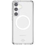 ITSKINS Level 2 HybridMagClear R Coque Transparente Samsung Galaxy S25 MagSafe Coque arrière Rigide Anti-Chocs - Transparent