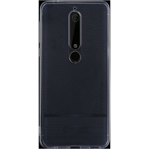 Mobigear Ultra Thin Coque Transparente Nokia 6.1 Coque arrière en TPU Souple Extra-fin - Transparent