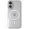 Nudient Thin Precise Transparent iPhone 16 MagSafe Plastique rigide Coque arrière - Transparent