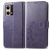 Mobigear Clover Housse OPPO Reno 7 4G Etui Porte-Monnaie - Violet