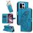 Mobigear Butterfly Housse OnePlus 15 Etui Porte-Monnaie - Bleu