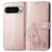 Mobigear Clover Housse Google Pixel 9 Pro XL Etui Porte-Monnaie - Rose doré