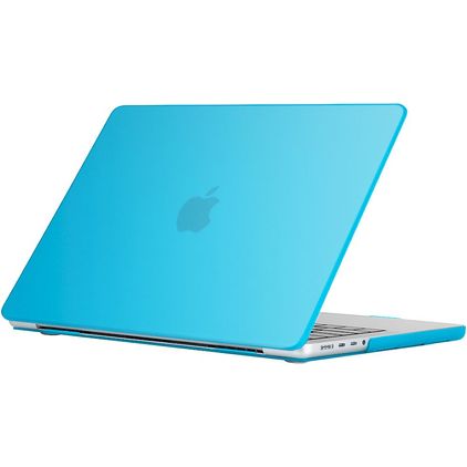 Mobigear Glossy MacBook Pro 16 Pouces (2021-2026) Coque - Bleu - Model A2485 / A2780 / A2991 / A3186 / A3428 / A3429