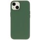 Mobiparts Coque iPhone 14 Coque arrière en Silicone - Forest Green
