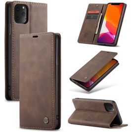 Caseme 013 Housse iPhone 11 Pro Etui Porte-Monnaie - Marron