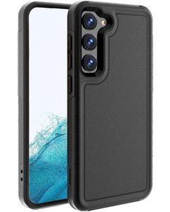 Mobigear Traveller Samsung Galaxy S23 Plastique rigide Coque arrière Antichoc - Noir