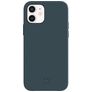 Valenta Snap Luxe Coque iPhone 12 Mini Coque arrière en Cuir Véritable - Bleu
