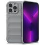 Mobigear Bumpy Coque iPhone 14 Pro Max Coque arrière en TPU Souple - Gris