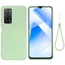 Mobigear Rubber Touch Coque OPPO A54 Coque arrière en Silicone - Vert