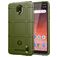 Mobigear Rugged Shield Coque Nokia 1 Plus Coque arrière en TPU Souple Anti-Chocs - Vert armée