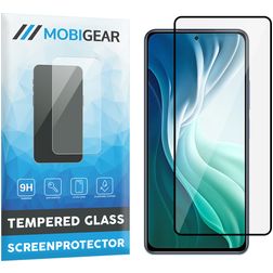 Mobigear Premium Xiaomi Mi 11i Verre trempé Protection d'écran - Compatible Coque - Noir