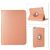Mobigear DuoStand Coque iPad 10 (2022) Etui Rotatif - Rose doré