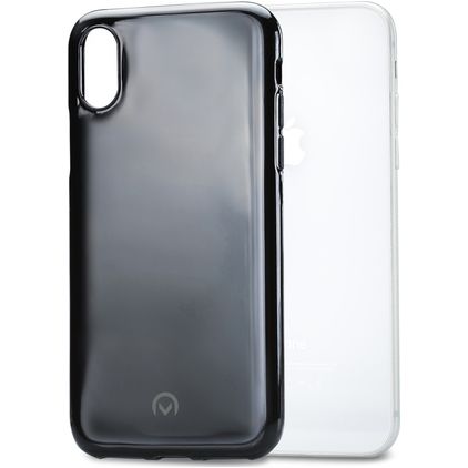 Mobilize Gelly Coque iPhone XR Coque arrière en TPU Souple - Noir