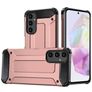 Mobigear Outdoor Samsung Galaxy A16 Plastique rigide Coque arrière Antichoc - Rose doré
