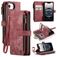 CaseMe C30 Housse iPhone 17e Etui Porte-Monnaie - Rouge