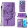 Mobigear Butterfly Housse Realme 9 Pro Plus Etui Porte-Monnaie - Violet
