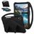 Mobigear AeroArmor Coque Samsung Galaxy Tab S11 Ultra Coque arrière en EVA + Porte-crayon + Support Amovible - Noir