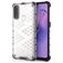 Mobigear Honeycomb Coque Transparente OPPO A31 Coque arrière Rigide Anti-Chocs - Transparent