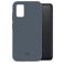 Mobilize Rubber Gelly Coque Samsung Galaxy A03s Coque arrière en TPU Souple - Matt Blue
