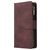 Mobigear Zipper Housse Samsung Galaxy A41 Etui Porte-Monnaie - Marron