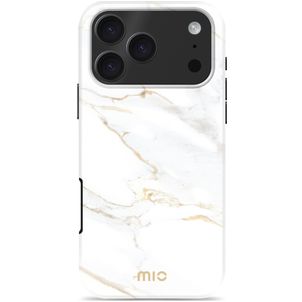 MIO Coque iPhone 17 Pro MagSafe Coque arrière Rigide - White Marble