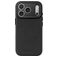 Decoded iPhone 18 Pro MagSafe Cuir véritable Coque arrière Antichoc - Noir