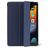 Decoded Textured Slim Coque iPad 10 (2022) Etui en Silicone Souple - Navy Peony