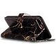 Mobigear Marble Housse iPhone 8 Plus Etui Porte-Monnaie - Noir
