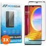Mobigear Curved LG Velvet Verre trempé Protection d'écran - Compatible Coque - Noir (Lot de 3)
