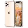Mobigear Cushion Coque Transparente iPhone 11 Pro Coque arrière en TPU Souple - Transparent