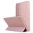 Mobigear Tri-Fold Gel Coque iPad 7 (2019) Etui en TPU,Similicuir - Rose doré