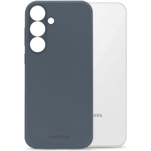 Mobilize Rubber Gelly Coque Samsung Galaxy S23 FE Coque arrière en TPU Souple - Matt Blue