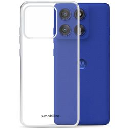 Mobilize Gelly Case Coque Transparente Motorola Edge 60 Pro Coque arrière en TPU Souple - Transparent