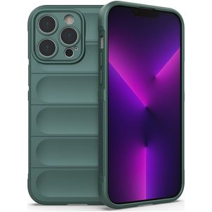 Mobigear Bumpy Coque iPhone 14 Pro Max Coque arrière en TPU Souple - Vert