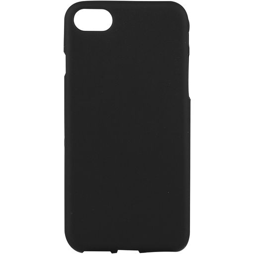 Mobigear Colors Coque iPhone SE (2020) Coque arrière en TPU Souple - Noir