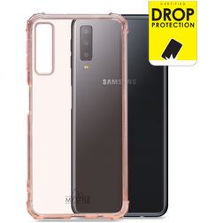 My Style Protective Flex Coque Samsung Galaxy A7 (2018) Coque arrière en TPU Souple Anti-Chocs - Soft Pink