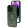 Mobiparts Hardcover Coque iPhone 14 Pro MagSafe Coque arrière Rigide - Satin Green