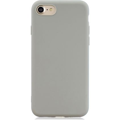 Mobigear Colors Coque iPhone 7 Coque arrière en TPU Souple - Gris