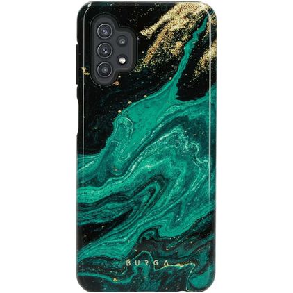 Burga Tough Samsung Galaxy A32 5G Plastique rigide Coque arrière Antichoc - Emerald Pool