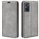 Mobigear Retro Slim Housse Realme 9i Etui Porte-Monnaie - Gris