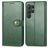 Mobigear Snap Button Housse Samsung Galaxy S25 Plus Etui Porte-Monnaie - Vert