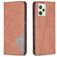 Mobigear Rhombus Slim Housse Realme C35 Etui - Marron
